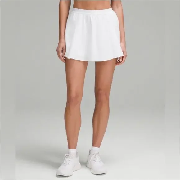Lululemon Narrow Waistband Tennis Skirt White Athletic Skort Shorts size 2 XS - Picture 1 of 12